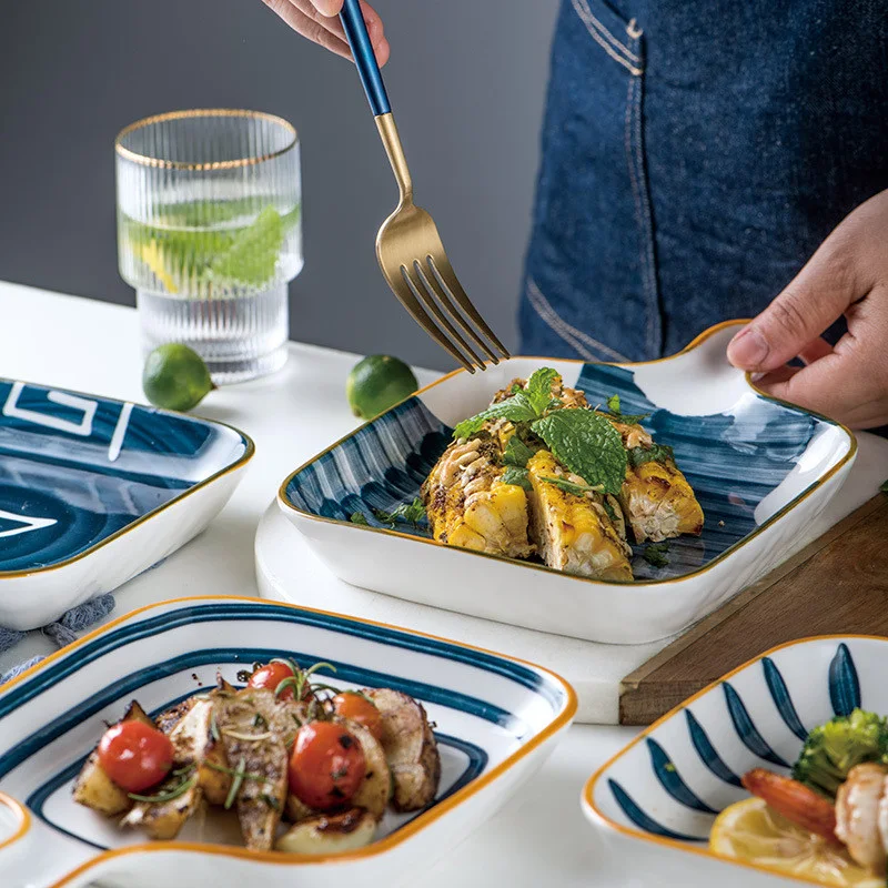 Title 7, Creative personality ceramic plate for stylish ...
