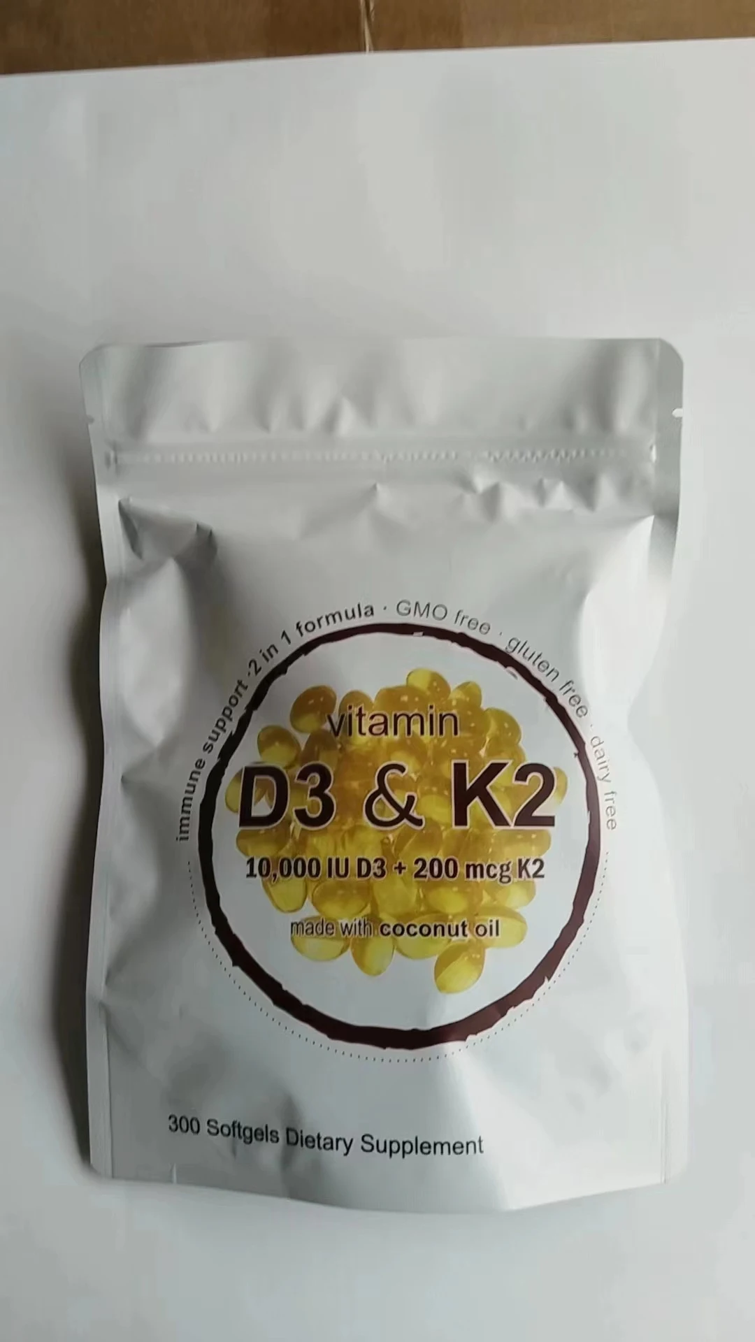 Title 2, Sıcak Satış Vitamin D3 K2 Kapsüller Doğrudan Fa...