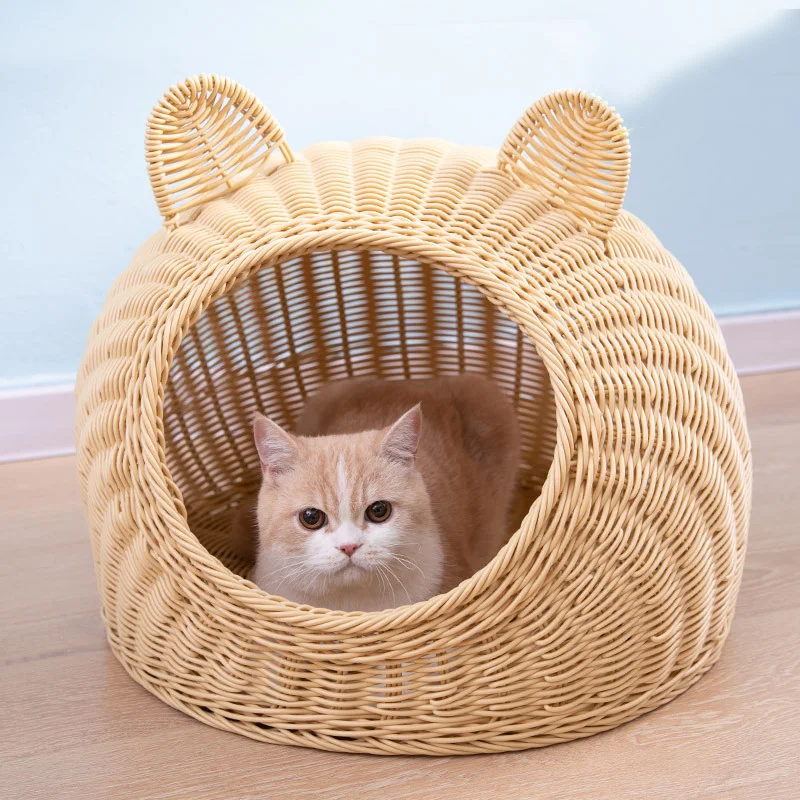 Title 8, Semi-Enclosed Pet Shelter Hand-knitted Cat House