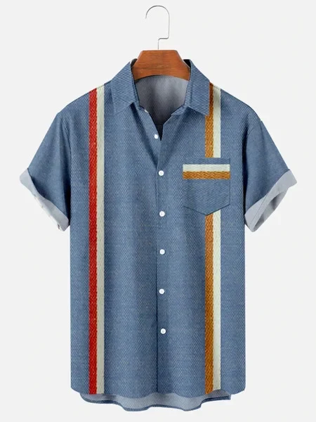 Title 4, Camisa Casual Masculina com Estampa de Bateria ...