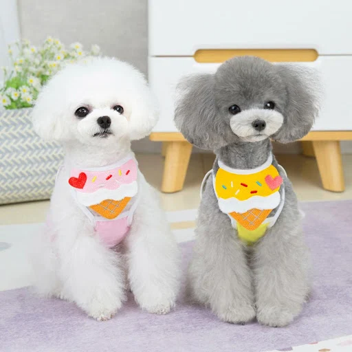 Dog Bib Adjustable Lacing Up Plaid Puppy Collar Heart Bear Shape Kitten Neckerchief Lovely Breathable Dogs Bandana Pet S — photo 5
