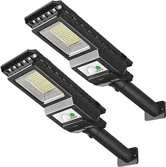 Luminária solar integrada com cabeça de indução para iluminação de rua eficiente e automática, economizando energia e fácil instalação. — foto 2