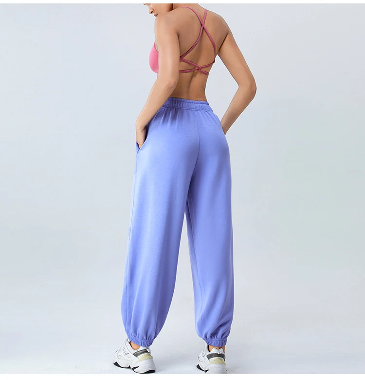 Title 9, Top de yoga Nude Feel para mulheres, costas cru...