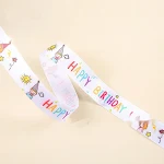 Ruban à motifs de dessins animés pour enfants, idéal pour le bricolage et la décoration. Apportez une touche amusante et créative. — photo 1