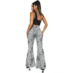 Women's Casual And Versatile Fashion Water Ripple Print Micro-length Pants. Comfortable, stylish, perfect for everyday w — photo 2