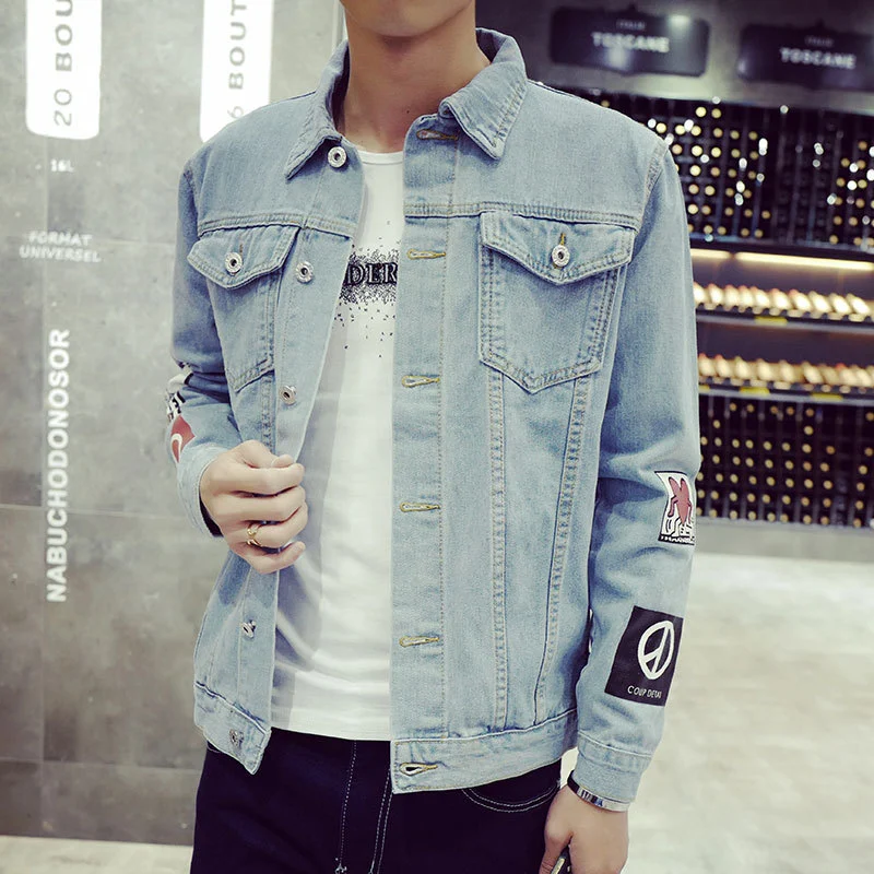 Title 3, Jaqueta jeans estampada masculina | Conforto e ...