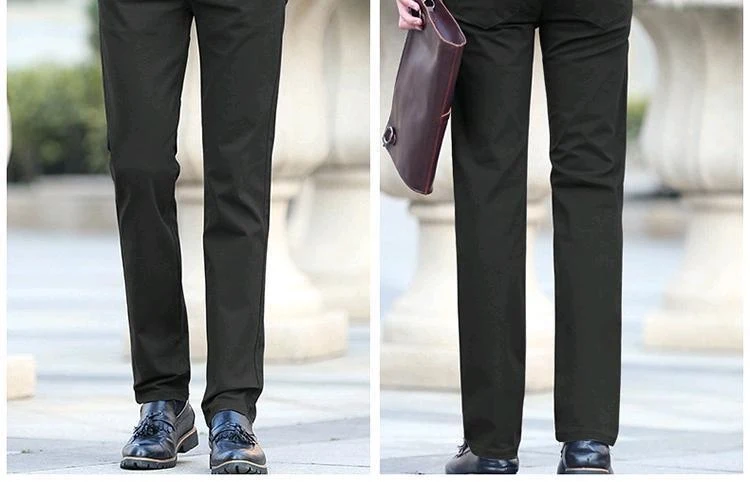 Spring and Summer Men's Pure Cotton Casual Pants. Breathable and Comfortable Everyday Pants Perfect for Casual Wear and — photo 3