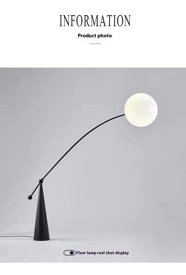 Title 4, Floor Lamp Ball Light Luxury Personality Fishin...