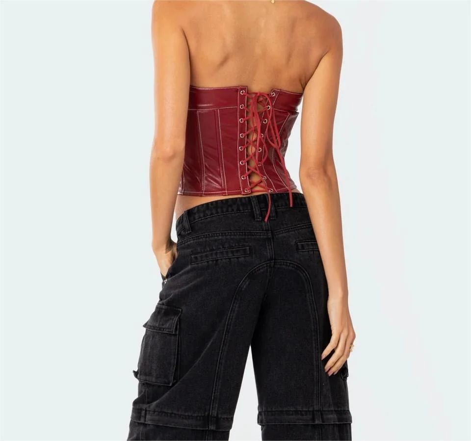 Title 3, Womens Personality Bandage Tube Top Vest