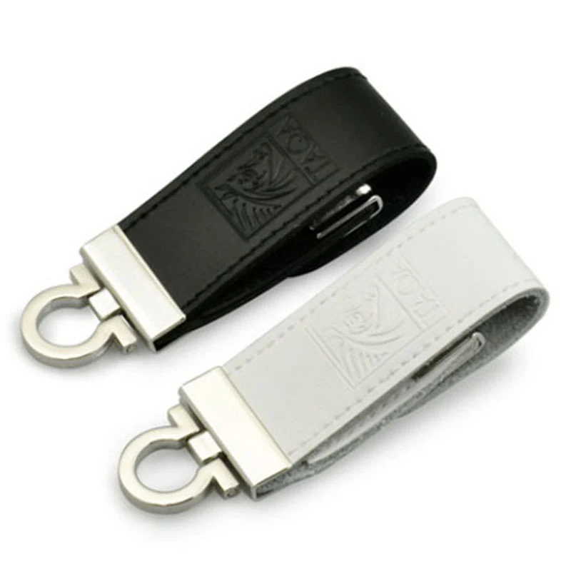 Title 4, Creative Metallic Leather USB Flash Drive 4GB-1...