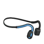 Fone de ouvido Bluetooth sem fio esportivo com condução óssea, à prova d'água e montado na orelha. Música para esportes aquáticos e atividades físicas com segurança. — foto 3
