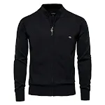 Maglione casual da uomo in maglia jacquard con collo alto, perfetto per un look rilassato ed elegante, comodo e versatile per ogni occasione. — foto 5
