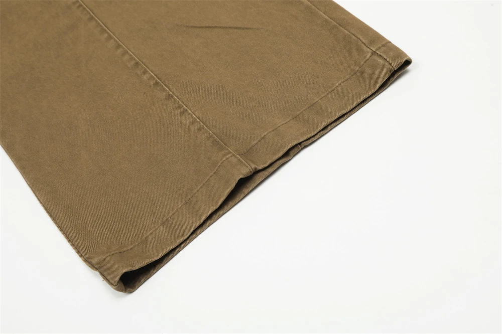 Title 4, Mens Punk Washed and Worn Loose Straight Cargo...