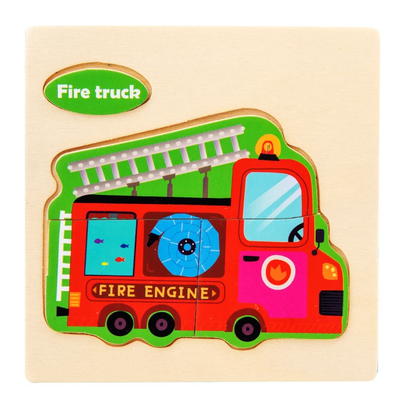 3D Puzzle Kindergarten Educational Cartoon Animal Traffic Toy. Early learning and development through fun, engaging play — photo 16
