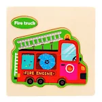 3D Puzzle Kindergarten Educational Cartoon Animal Traffic Toy. Early learning and development through fun, engaging play — photo 16