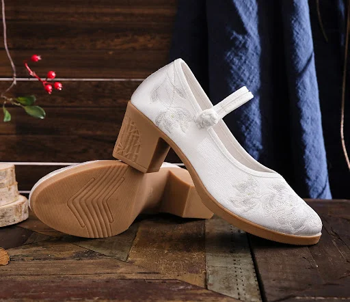 Title 12, Embroidered High Heel Shoes with Matching Horse...