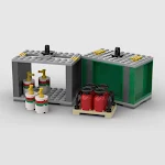 Kit de brinquedos de blocos de construção domésticos MOC. Desenvolva a criatividade, construa e brinque. Ótimo presente para crianças e colecionadores. — foto 6