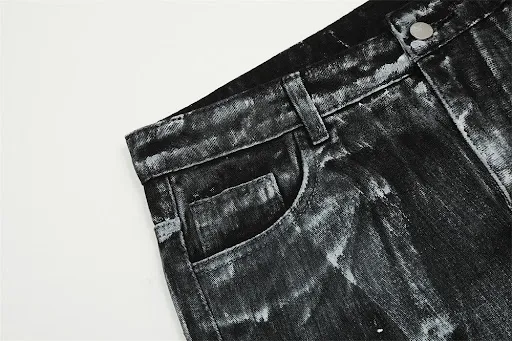 Title 14, Mens fashion personality painting splash-ink j...