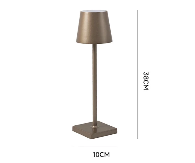 Aluminum LED Charging Table Lamp perfect for bedside use. Wireless charging, modern design, and efficient illumination f — photo 1