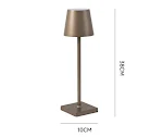 Aluminum LED Charging Table Lamp perfect for bedside use. Wireless charging, modern design, and efficient illumination f — photo 1