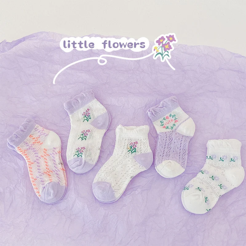 Cotton Bubble Mouth Lace Girls Socks, soft and breathable. These socks provide comfort and style, keeping your little gi — photo 13