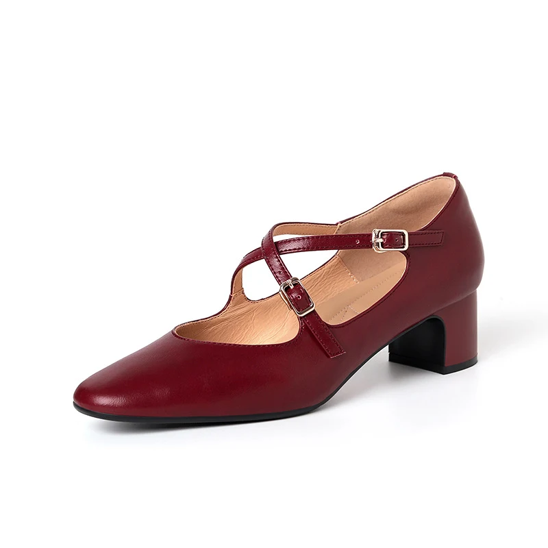Title 2, High Heel Soft Bottom Mid Heel Chunky Heel Low-...