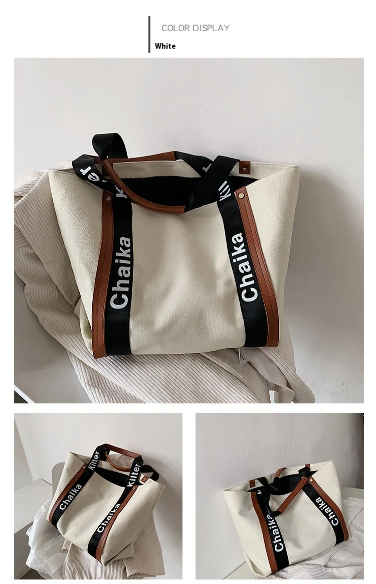 Title 10, New Fashion Casual Canvas Handbag for Women. St...