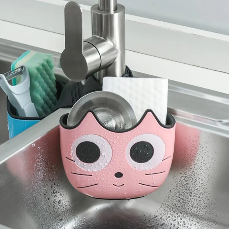 Title 3, Adjustable Snap Button Sink Drain Hanging Bag f...