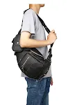 Bolsa mensageiro retrô masculina de couro bovino, grande capacidade para trabalho ou uso diário. Estilo clássico, durabilidade e praticidade. — foto 12