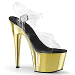 Zapatos de mujer con tacón alto, hebilla de una línea, boca de pez y punta abierta — foto 8