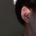 Brincos femininos de moda estilo frio sem orelha Design moderno e elegante Sem necessidade de furo Fácil de usar Perfeitos para um visual estiloso e sofisticado — foto 4