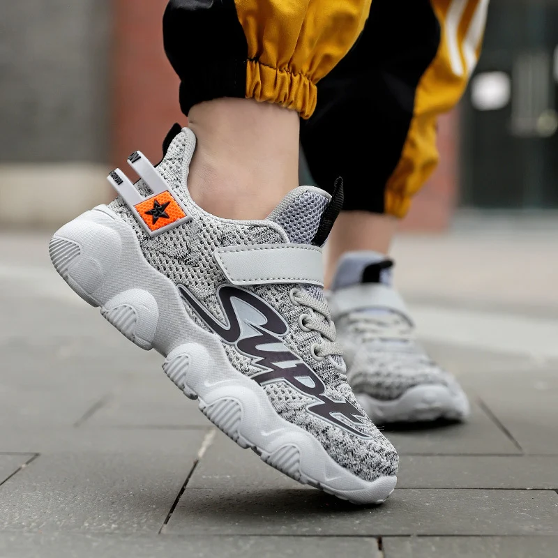 Title 2, Chaussures de sport Huili pour garçons en maill...