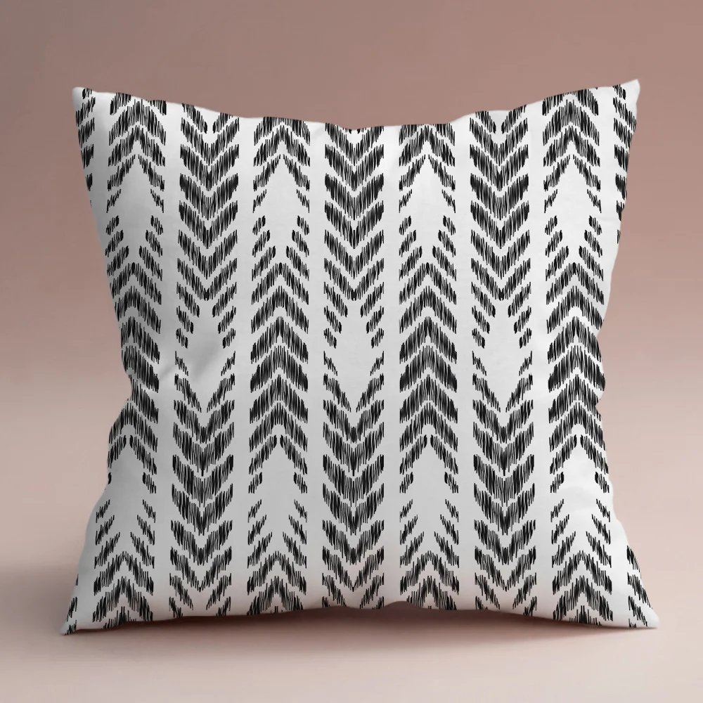 Title 2, Simple Geometric Lines Pillow Cover for Home De...