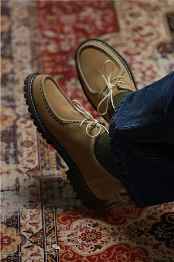 Title 12, Indian Leather Shoes American Retro Suit Shoes ...