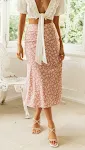 Chrysanthemum print hip bag skirt, a versatile and all-match piece. Perfect for a stylish and modern look, easy to pair — photo 4