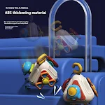 Bola de Atividades Infantil Dez Lados Multifuncional Estimula Desenvolvimento Sensorial e Motor, com Texturas e Atividades Divertidas — foto 5