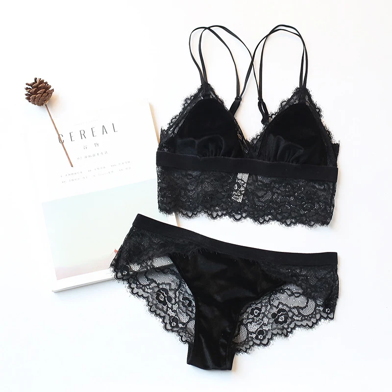 Title 2, Sexy back bra set enhances your style. Designed...