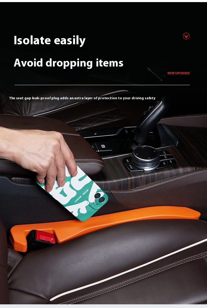 Car Storage Box Car Seat Gap Plug Prevents Items Falling Organizes Car Interior Easy Installation Universal Fit Solution — photo 38