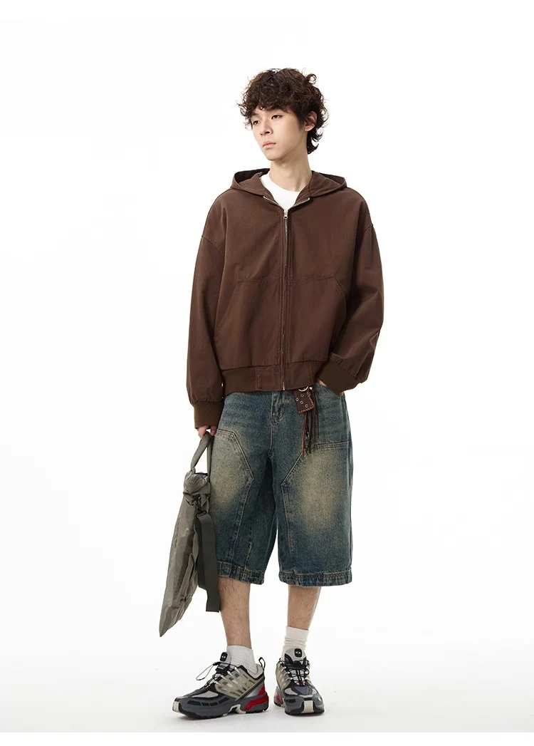 Calças Retro Masculinas Casal Verão Joelho Conforto e Estilo para o Verão! Perfeitas para usar em dias quentes, design vintage e frescor garantido. — foto 1