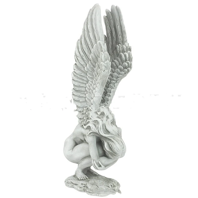 Engel Gedenk- und Erlösung-Statue Himmlische Skulptur zur Ehrung von Erinnerungen und zur Trostfindung. Ideal für Zuhause und Garten. — foto 4
