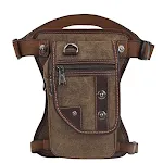 Bolsa de cinto de lona externa Crossbody tática para perna ideal para atividades ao ar livre e esportes, resistente e versátil — foto 2