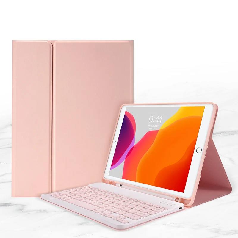 Title 5, Bluetooth Keyboard Leather Case for iPad, compa...
