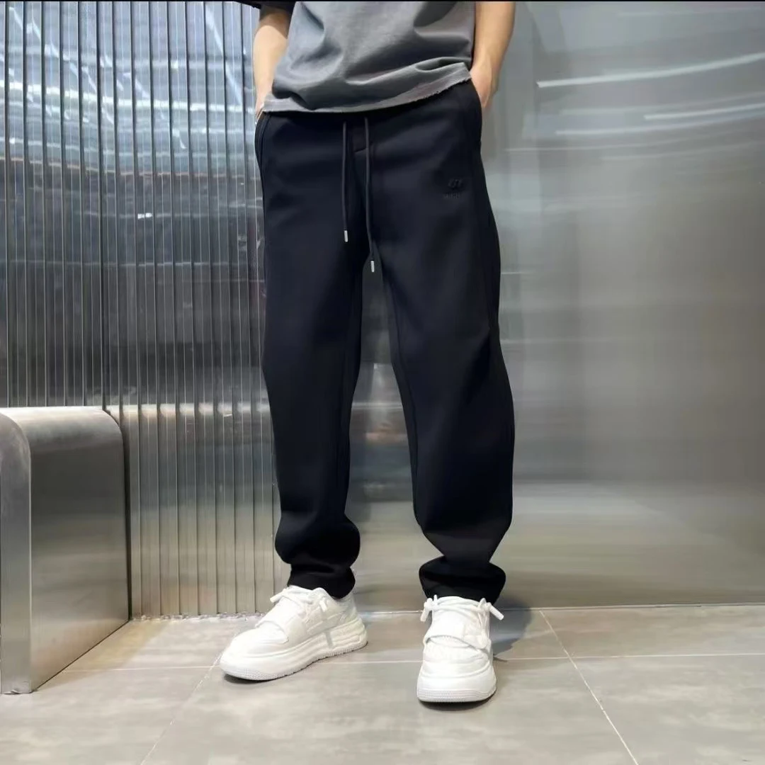 Herren Loose Straight Track Sweatpants Lange Freizeithose, Bequem und Lässig für Alltag und Sport, Stilvoll Entspannt — foto 9