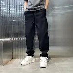 Herren Loose Straight Track Sweatpants Lange Freizeithose, Bequem und Lässig für Alltag und Sport, Stilvoll Entspannt — foto 9