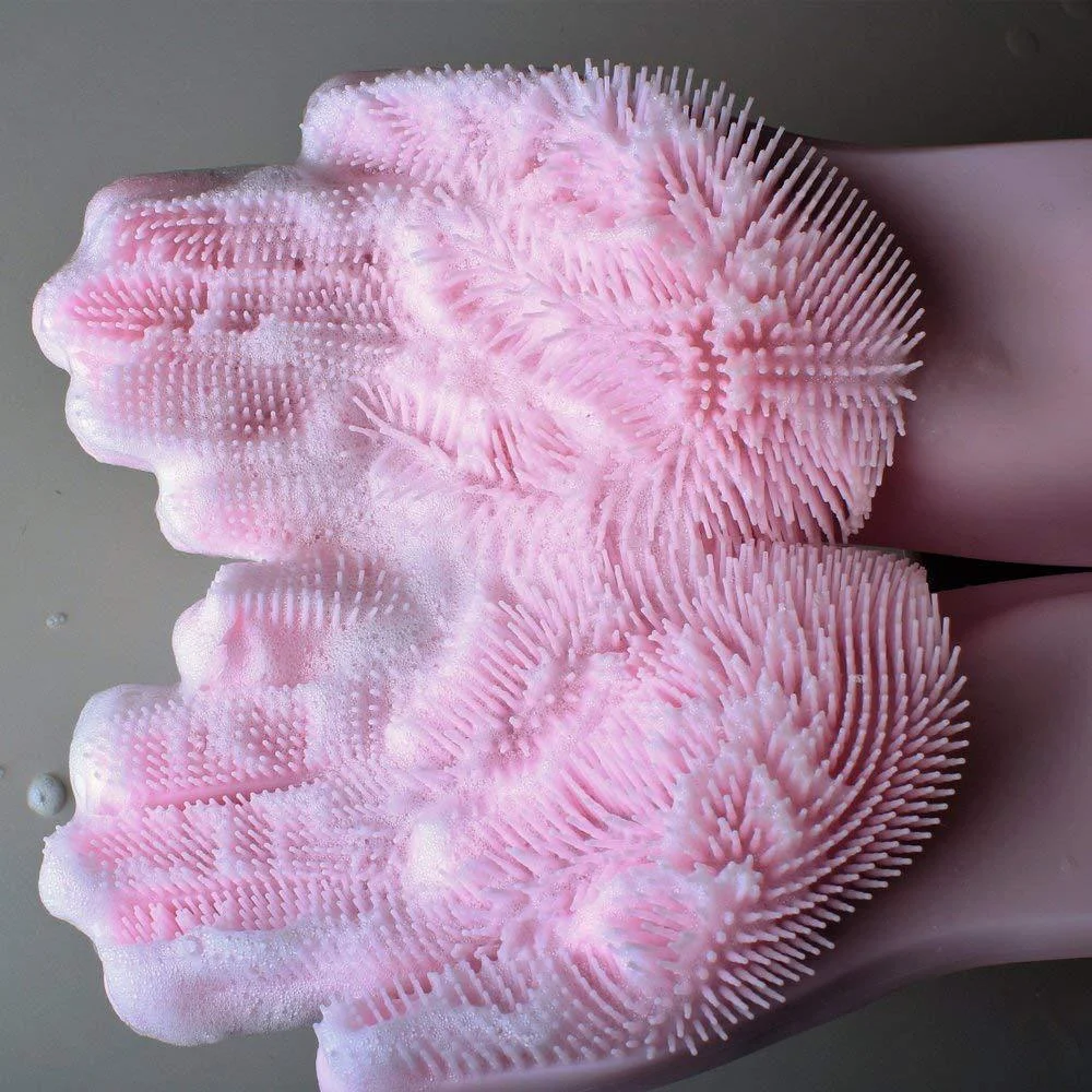Title 5, Silicone heat-resistant cleaning brush scrubbin...