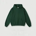 Moletom com capuz masculino de cor sólida e design simples. Ideal para moda casual, confortável e perfeito para o dia a dia e lazer. — foto 10