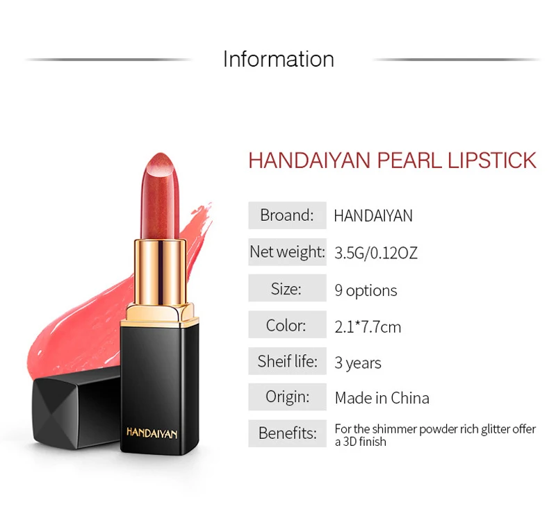 Title 2, Pearlescent color change lipstick with temperat...