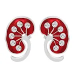 Kidney Brooch Silver