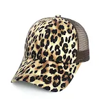 Ladies Fashion Leopard Print Baseball Hat Stylish sun protection for everyday wear and outdoor activities Comfortable an — photo 8