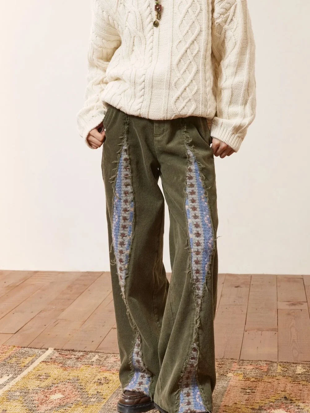 Casual Pants with Personality Stitching and Mop Trousers Effect, Offering Comfortable and Stylish Everyday Wear. Relaxed — photo 5